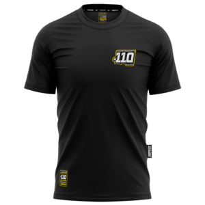 Bawełniany Czarny T-shirt Premium #110