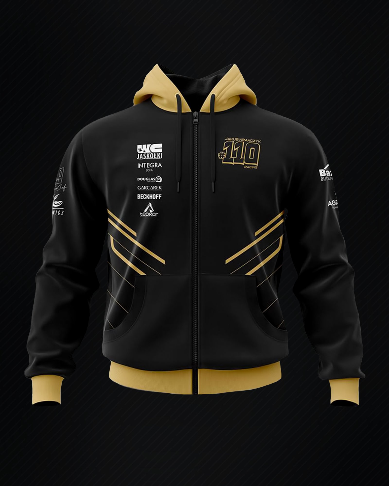Bluza #JK110 Black&Gold Edition - obrazek 2