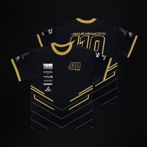 Koszulka #JK110 Black&Gold Edition Kids