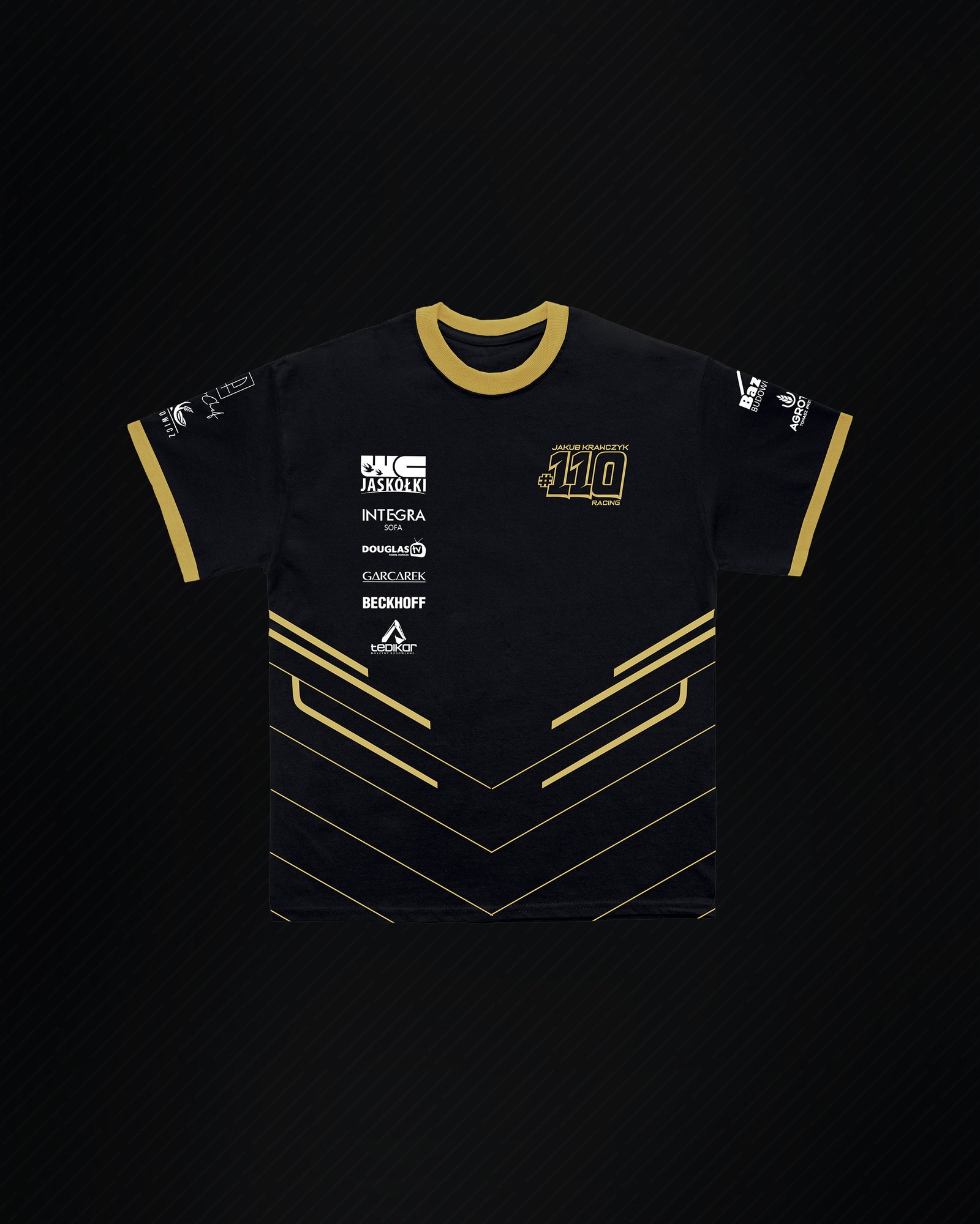 Koszulka #JK110 Black&Gold Edition Kids - obrazek 2